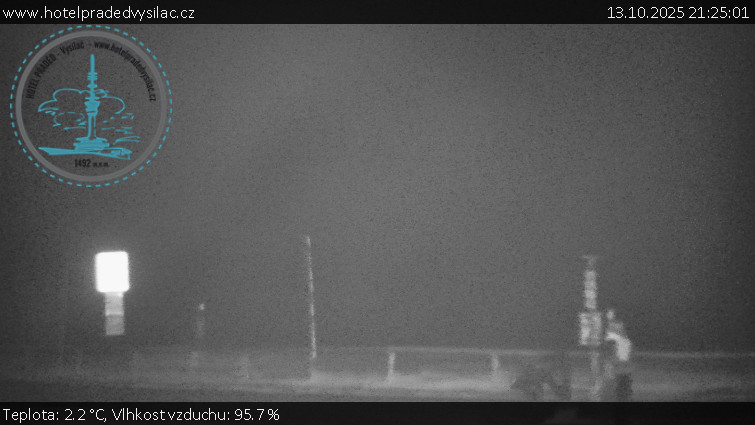 Praděd - Vysílač - Praděd - Vysílač - 13.10.2025 v 21:25 Praděd - Vysílač - Praděd - Vysílač - 13.10.2025 v 21:25