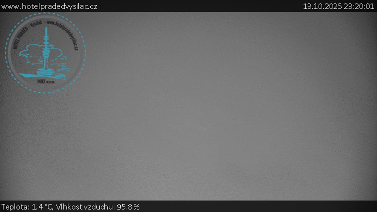 Praděd - Vysílač - Praděd - Vysílač - 13.10.2025 v 23:20 Praděd - Vysílač - Praděd - Vysílač - 13.10.2025 v 23:20