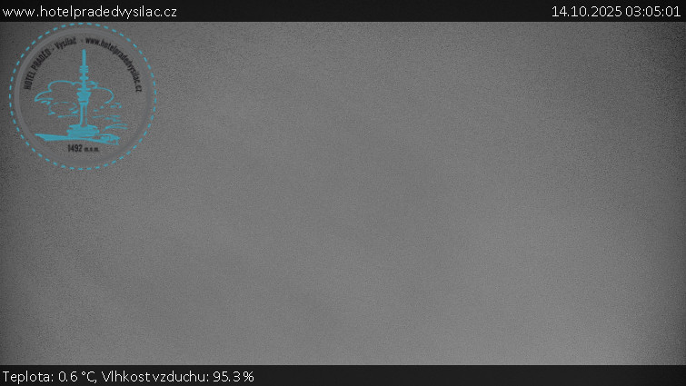 Praděd - Vysílač - Praděd - Vysílač - 14.10.2025 v 03:05 Praděd - Vysílač - Praděd - Vysílač - 14.10.2025 v 03:05