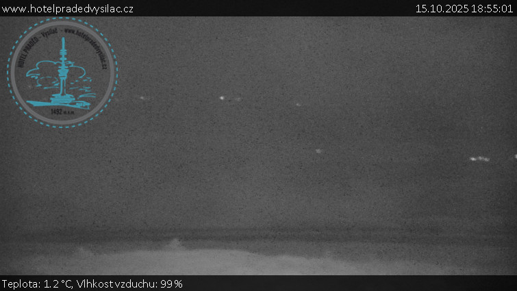 Praděd - Vysílač - Praděd - Vysílač - 15.10.2025 v 18:55 Praděd - Vysílač - Praděd - Vysílač - 15.10.2025 v 18:55