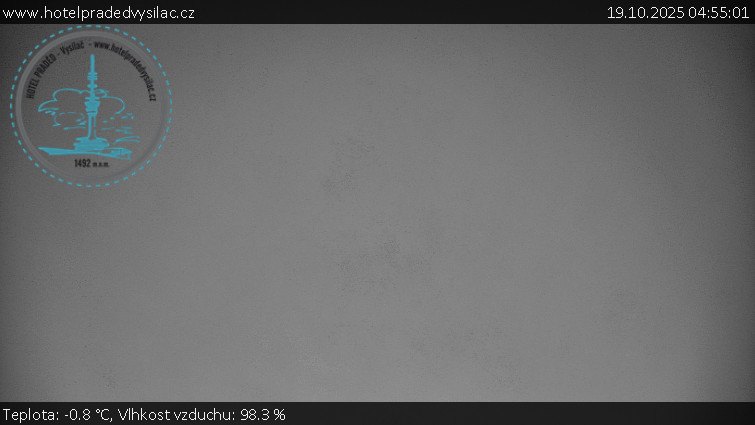 Praděd - Vysílač - Praděd - Vysílač - 19.10.2025 v 04:55 Praděd - Vysílač - Praděd - Vysílač - 19.10.2025 v 04:55