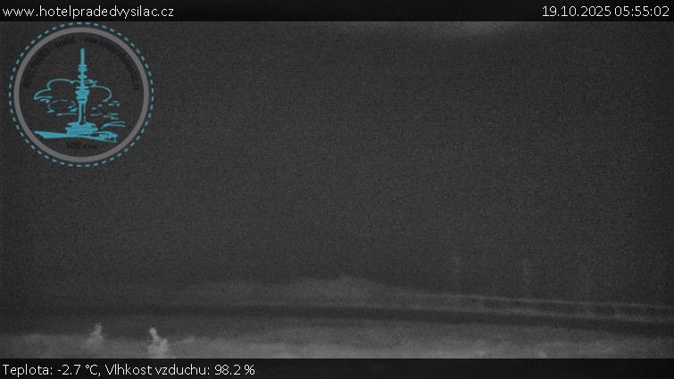 Praděd - Vysílač - Praděd - Vysílač - 19.10.2025 v 05:55 Praděd - Vysílač - Praděd - Vysílač - 19.10.2025 v 05:55