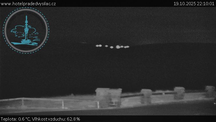 Praděd - Vysílač - Praděd - Vysílač - 19.10.2025 v 22:10 Praděd - Vysílač - Praděd - Vysílač - 19.10.2025 v 22:10