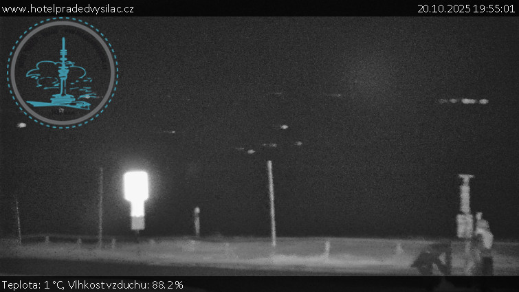 Praděd - Vysílač - Praděd - Vysílač - 20.10.2025 v 19:55 Praděd - Vysílač - Praděd - Vysílač - 20.10.2025 v 19:55