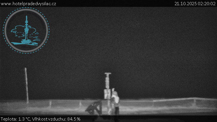 Praděd - Vysílač - Praděd - Vysílač - 21.10.2025 v 02:20 Praděd - Vysílač - Praděd - Vysílač - 21.10.2025 v 02:20