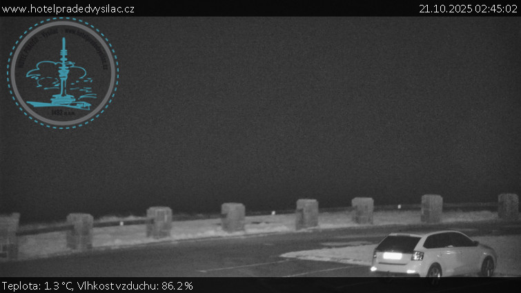 Praděd - Vysílač - Praděd - Vysílač - 21.10.2025 v 02:45 Praděd - Vysílač - Praděd - Vysílač - 21.10.2025 v 02:45