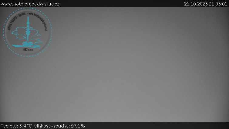 Praděd - Vysílač - Praděd - Vysílač - 21.10.2025 v 21:05 Praděd - Vysílač - Praděd - Vysílač - 21.10.2025 v 21:05