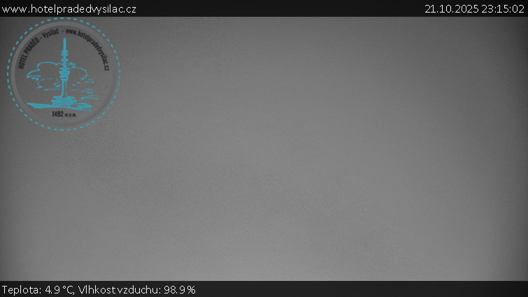 Praděd - Vysílač - Praděd - Vysílač - 21.10.2025 v 23:15 Praděd - Vysílač - Praděd - Vysílač - 21.10.2025 v 23:15