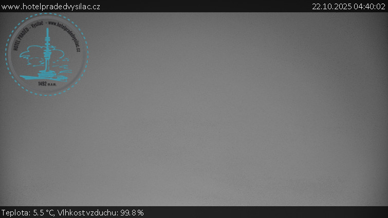 Praděd - Vysílač - Praděd - Vysílač - 22.10.2025 v 04:40 Praděd - Vysílač - Praděd - Vysílač - 22.10.2025 v 04:40
