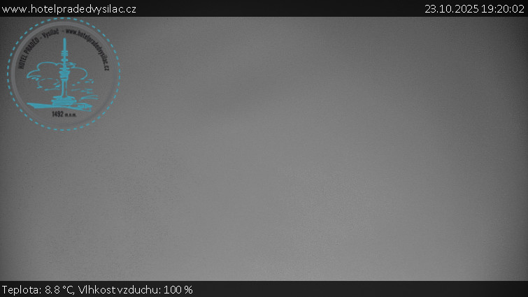 Praděd - Vysílač - Praděd - Vysílač - 23.10.2025 v 19:20 Praděd - Vysílač - Praděd - Vysílač - 23.10.2025 v 19:20