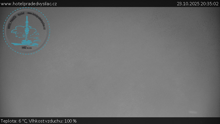 Praděd - Vysílač - Praděd - Vysílač - 23.10.2025 v 20:35 Praděd - Vysílač - Praděd - Vysílač - 23.10.2025 v 20:35