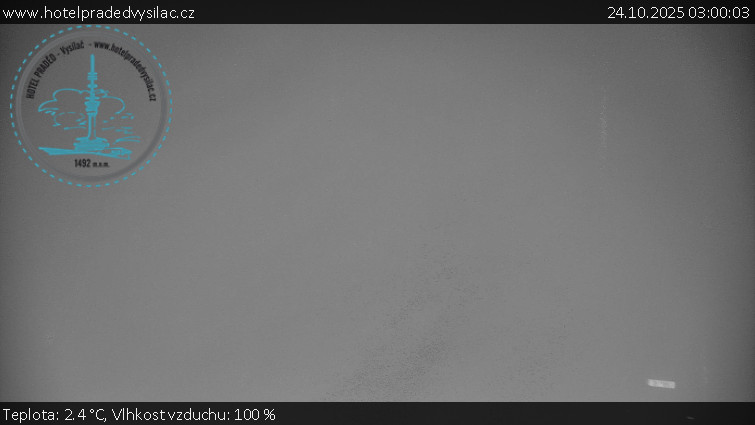 Praděd - Vysílač - Praděd - Vysílač - 24.10.2025 v 03:00 Praděd - Vysílač - Praděd - Vysílač - 24.10.2025 v 03:00