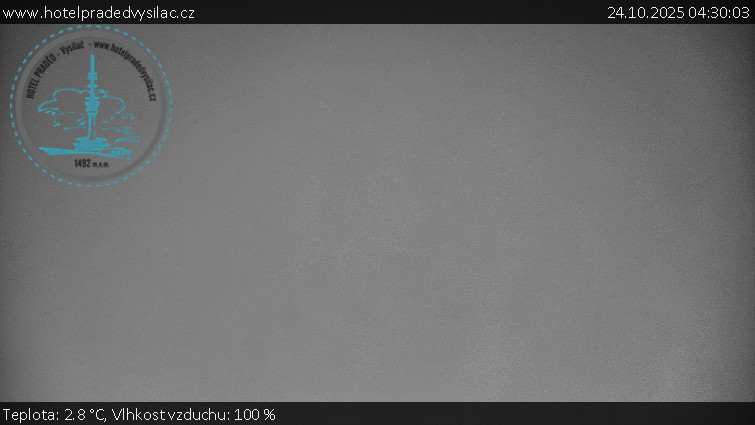 Praděd - Vysílač - Praděd - Vysílač - 24.10.2025 v 04:30 Praděd - Vysílač - Praděd - Vysílač - 24.10.2025 v 04:30