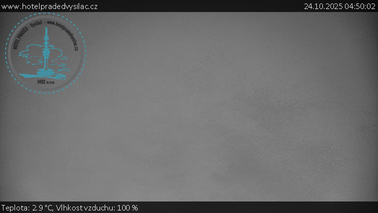 Praděd - Vysílač - Praděd - Vysílač - 24.10.2025 v 04:50 Praděd - Vysílač - Praděd - Vysílač - 24.10.2025 v 04:50