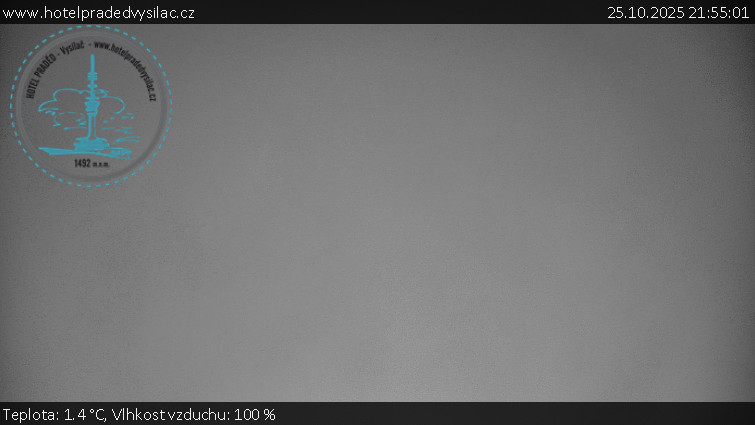 Praděd - Vysílač - Praděd - Vysílač - 25.10.2025 v 21:55 Praděd - Vysílač - Praděd - Vysílač - 25.10.2025 v 21:55