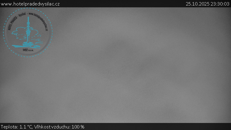 Praděd - Vysílač - Praděd - Vysílač - 25.10.2025 v 23:30 Praděd - Vysílač - Praděd - Vysílač - 25.10.2025 v 23:30