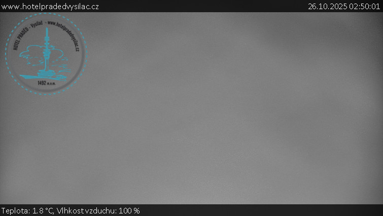 Praděd - Vysílač - Praděd - Vysílač - 26.10.2025 v 02:50 Praděd - Vysílač - Praděd - Vysílač - 26.10.2025 v 02:50