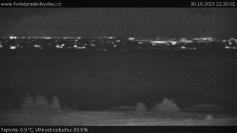 Praděd - Vysílač - Praděd - Vysílač - 30.10.2025 v 22:20 Praděd - Vysílač - Praděd - Vysílač - 30.10.2025 v 22:20