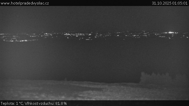 Praděd - Vysílač - Praděd - Vysílač - 31.10.2025 v 01:05 Praděd - Vysílač - Praděd - Vysílač - 31.10.2025 v 01:05