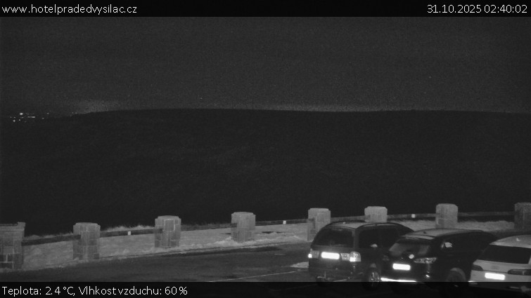 Praděd - Vysílač - Praděd - Vysílač - 31.10.2025 v 02:40 Praděd - Vysílač - Praděd - Vysílač - 31.10.2025 v 02:40