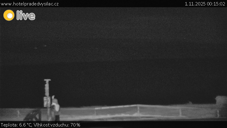 Praděd - Vysílač - Praděd - Vysílač - 1.11.2025 v 00:15 Praděd - Vysílač - Praděd - Vysílač - 1.11.2025 v 00:15