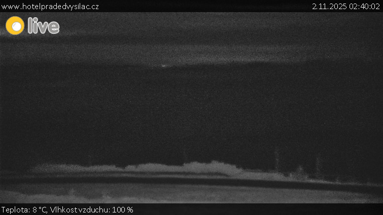 Praděd - Vysílač - Praděd - Vysílač - 2.11.2025 v 02:40 Praděd - Vysílač - Praděd - Vysílač - 2.11.2025 v 02:40