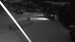Skiareál Karolinka  - Spodní část sjezdovky skiareálu Karolinka - 28.2.2023 v 06:02