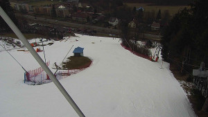 Skiareál Karolinka  - Spodní část sjezdovky skiareálu Karolinka - 4.3.2023 v 12:02