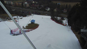 Skiareál Karolinka  - Spodní část sjezdovky skiareálu Karolinka - 7.3.2023 v 16:02
