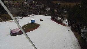 Skiareál Karolinka  - Spodní část sjezdovky skiareálu Karolinka - 9.3.2023 v 16:02