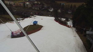 Skiareál Karolinka  - Spodní část sjezdovky skiareálu Karolinka - 10.3.2023 v 16:02