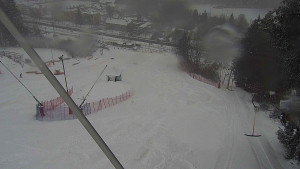 Skiareál Karolinka  - Spodní část sjezdovky skiareálu Karolinka - 11.3.2023 v 10:02