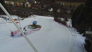 Skiareál Karolinka  - Spodní část sjezdovky skiareálu Karolinka - 14.3.2023 v 08:02