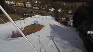 Skiareál Karolinka  - Spodní část sjezdovky skiareálu Karolinka - 16.3.2023 v 10:02