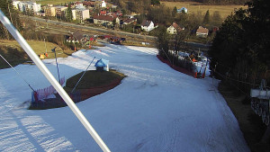 Skiareál Karolinka  - Spodní část sjezdovky skiareálu Karolinka - 20.3.2023 v 08:02