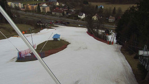 Skiareál Karolinka  - Spodní část sjezdovky skiareálu Karolinka - 20.3.2023 v 09:02