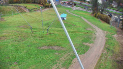 Spodní část sjezdovky skiareálu Karolinka