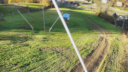 Spodní část sjezdovky skiareálu Karolinka