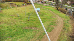 Spodní část sjezdovky skiareálu Karolinka