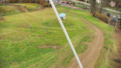 Spodní část sjezdovky skiareálu Karolinka