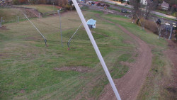 Spodní část sjezdovky skiareálu Karolinka