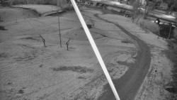 Spodní část sjezdovky skiareálu Karolinka