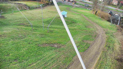 Spodní část sjezdovky skiareálu Karolinka