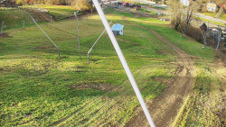 Spodní část sjezdovky skiareálu Karolinka