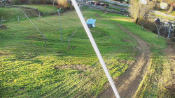 Spodní část sjezdovky skiareálu Karolinka