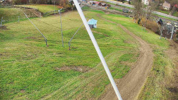 Spodní část sjezdovky skiareálu Karolinka