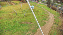 Spodní část sjezdovky skiareálu Karolinka