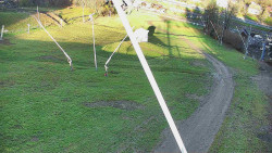 Spodní část sjezdovky skiareálu Karolinka