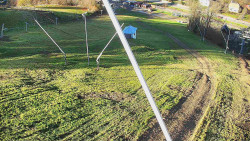 Spodní část sjezdovky skiareálu Karolinka