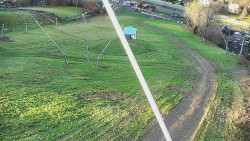 Spodní část sjezdovky skiareálu Karolinka